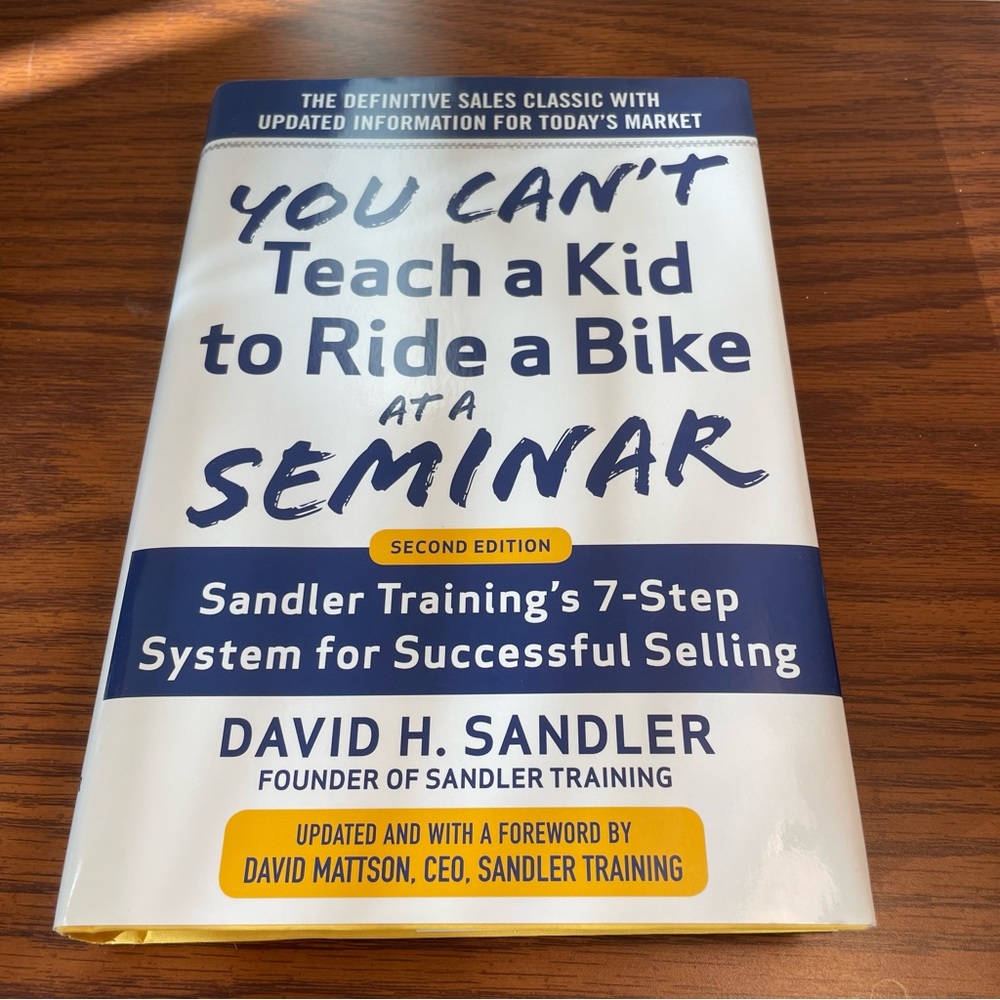 You Can’t Teach a Kid to Ride a Bike at a Seminar Book